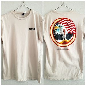 H&M - NASA Eagle and Flag Tee